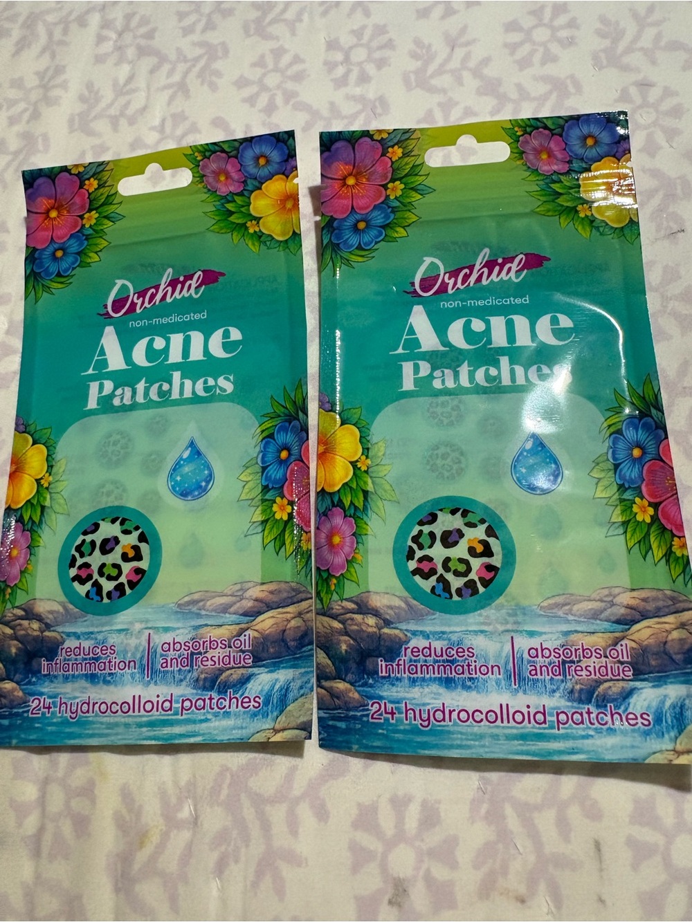 Green Acne Patches — 24 Hydrocolloid Spot Treatments